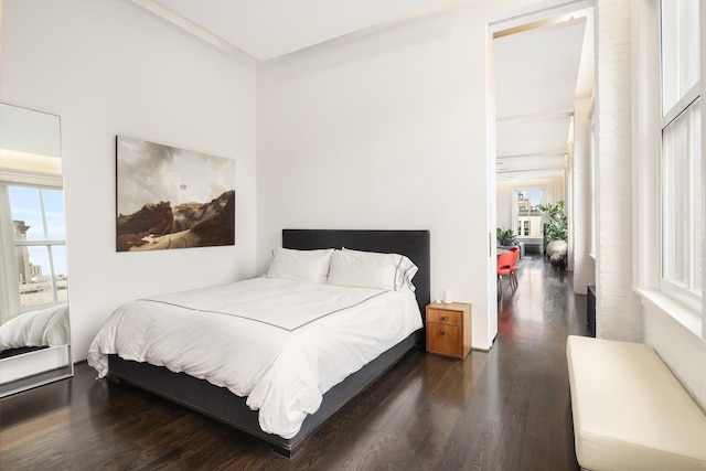 43 W 13th St Unit 7R, New York City, NY 10011 - bedroom featuring dark wood finished floors