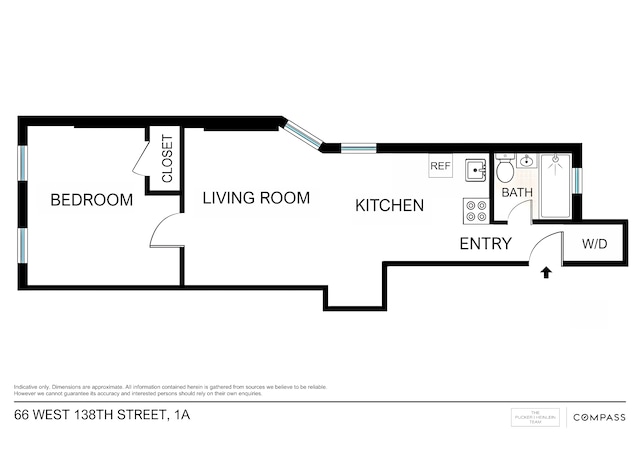 66 W 138th St Unit 1A, New York City, NY 10037 - floor plan / room layout