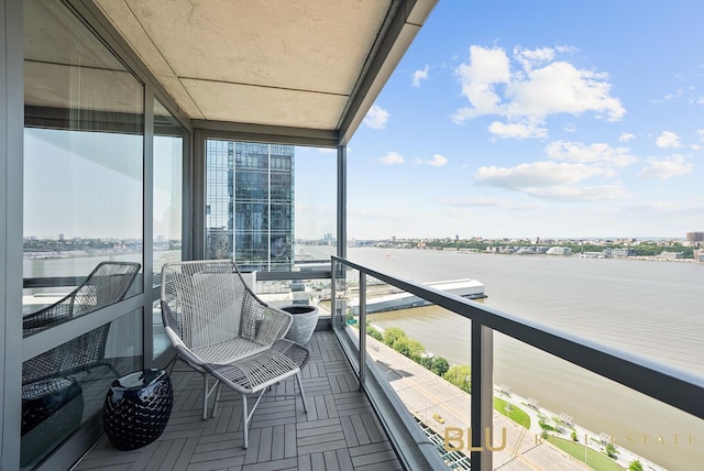 60 Riverside Blvd Unit 2403, New York City, NY 10069 - balcony with a water view