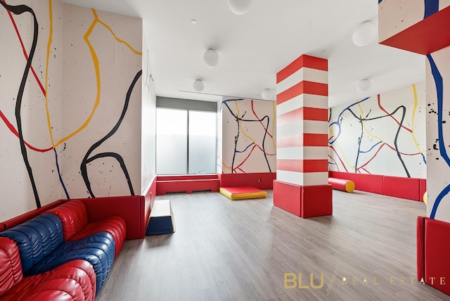 60 Riverside Blvd Unit 2403, New York City, NY 10069 - playroom with wood finished floors