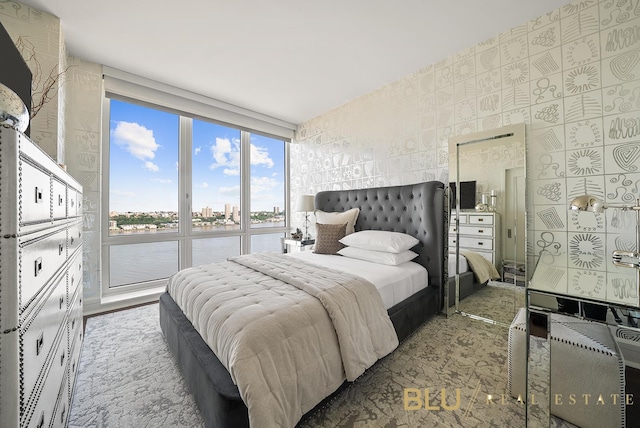 60 Riverside Blvd Unit 2403, New York City, NY 10069 - bedroom featuring a water view