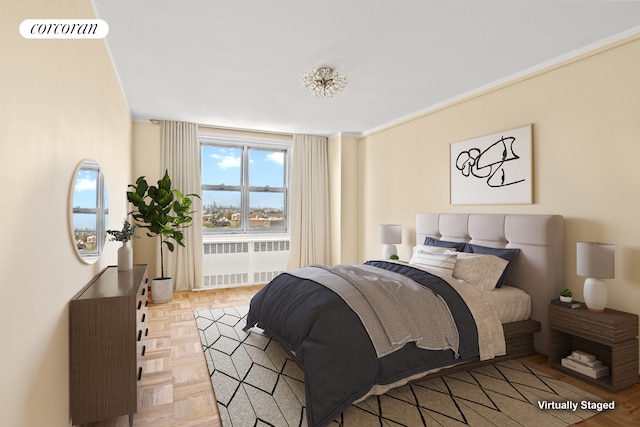 1311 Brightwater Ave Unit 14B, New York City, NY 11235 - bedroom with radiator