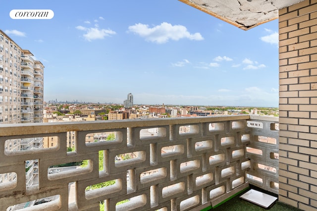 1311 Brightwater Ave Unit 14B, New York City, NY 11235 - balcony featuring a city view