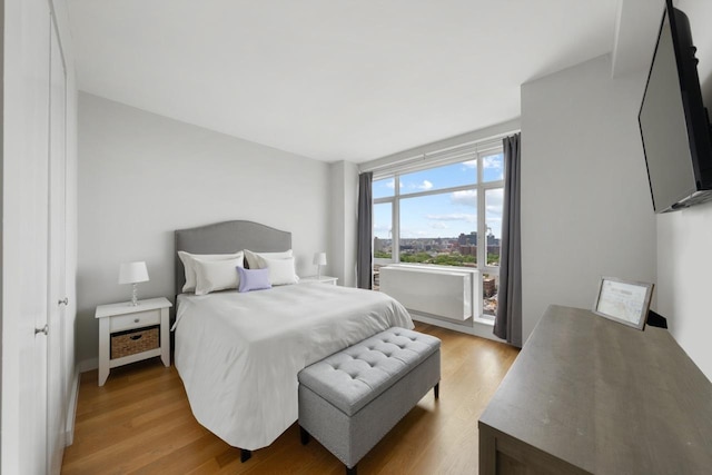 189 Schermerhorn St Unit 16C, New York City, NY 11201 - bedroom featuring light wood-type flooring