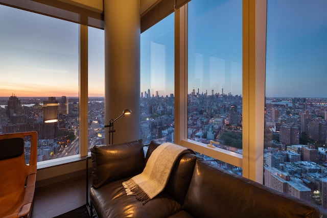 252 S St Unit 27L, New York City, NY 10002 - sunroom with a view of city