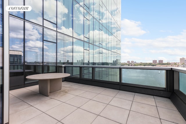 30 Riverside Blvd Unit 20C, New York City, NY 10069 - view of patio / terrace featuring a city view and a balcony