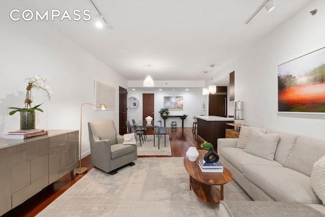 50 W 15th St Unit 2D, New York City, NY 10011 - living room with light wood finished floors