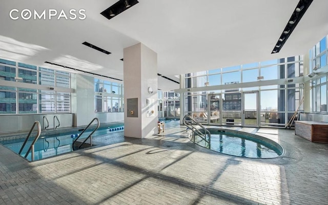 350 W 42nd St Unit 48E, New York City, NY 10036 - view of indoor community pool
