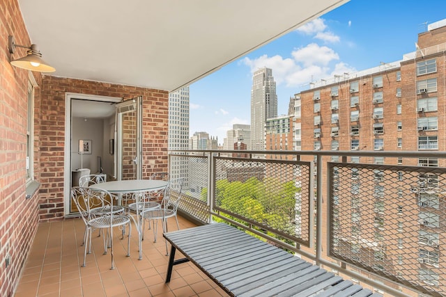 80 La Salle St Unit 18A, New York City, NY 10027 - balcony featuring a view of city