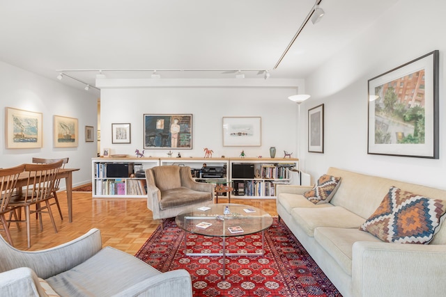 80 La Salle St Unit 18A, New York City, NY 10027 - living area with track lighting