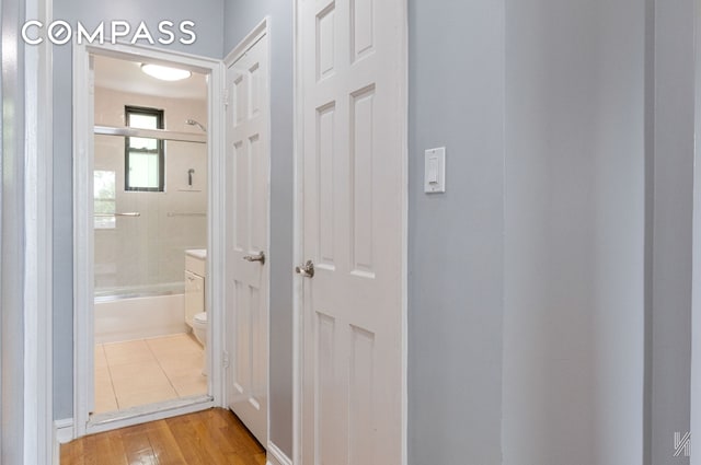 22-20 76th St Unit C3, New York City, NY 11370 - corridor with wood finished floors