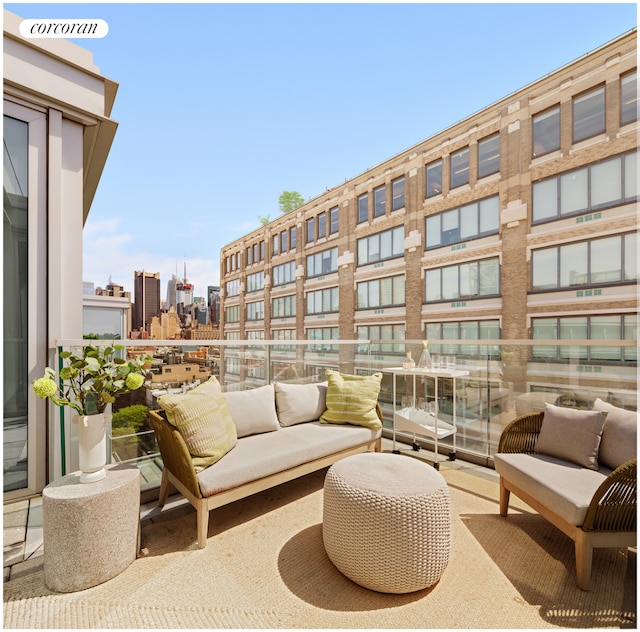 547 W 47th St Unit Ph8, New York City, NY 10036 - view of balcony