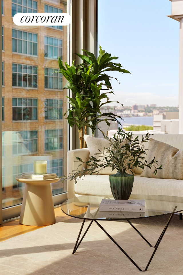 547 W 47th St Unit Ph8, New York City, NY 10036 - balcony featuring a water view