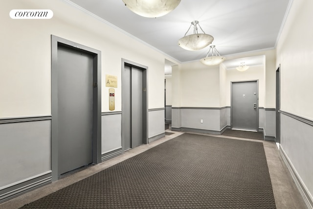 140 W 69th St Unit 26C, New York City, NY 10023 - lobby featuring ornamental molding