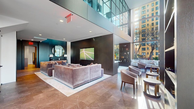 845 United Nations Plz Unit 11-C, New York City, NY 10017 - lobby featuring a high ceiling and recessed lighting