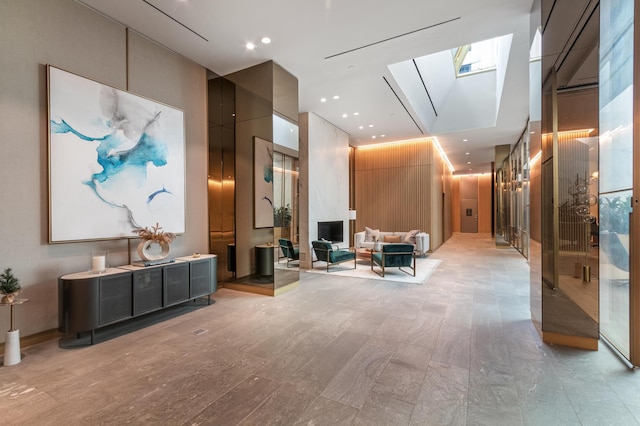 500 W 45th St Unit 202, New York City, NY 10036 - building lobby featuring recessed lighting