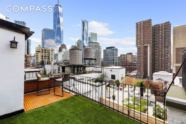 55 Hudson St Phe, Phe, New York City, NY 10013 - balcony featuring a view of skyline