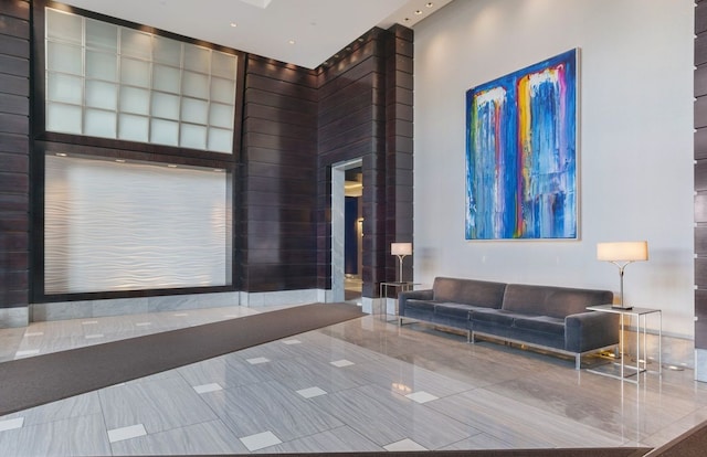 100 Riverside Blvd Unit 7-T, New York City, NY 10069 - common area featuring a towering ceiling