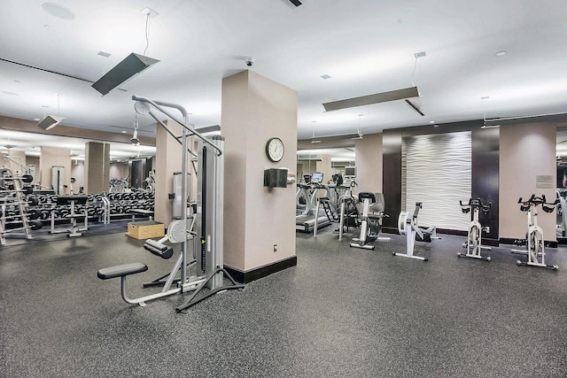 100 Riverside Blvd Unit 7-T, New York City, NY 10069 - view of exercise room