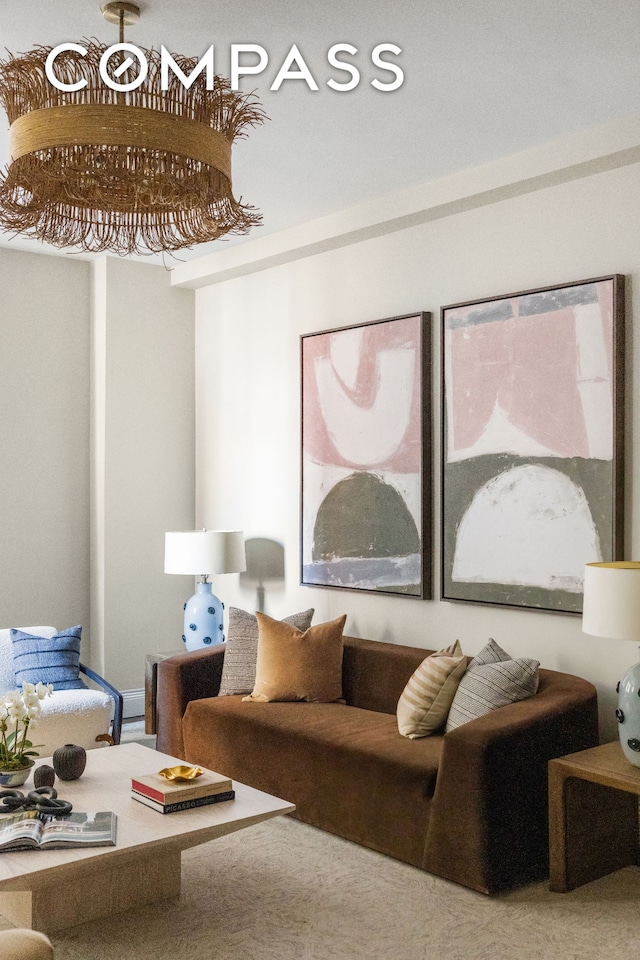 993 Park Ave Unit 4C, New York City, NY 10028 - view of living room