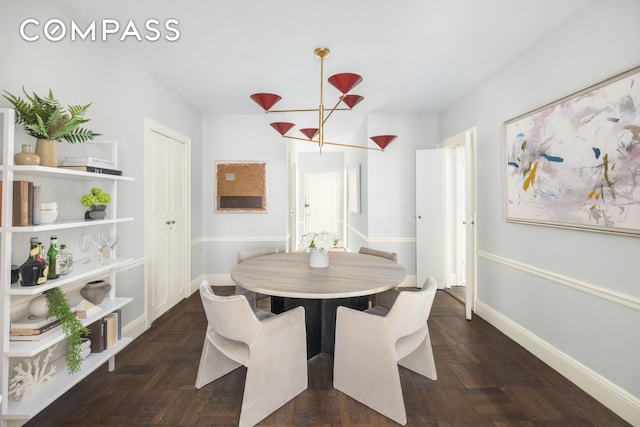 993 Park Ave Unit 4C, New York City, NY 10028 - dining space with baseboards
