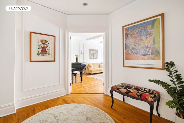 120 W 70th St Unit 1D, New York City, NY 10023 - hallway featuring light wood finished floors