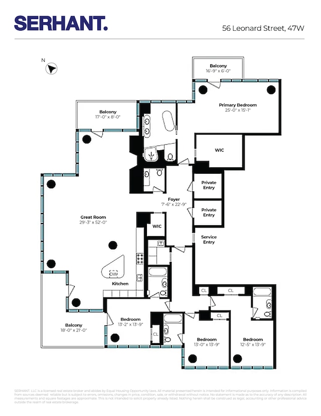 56 Leonard St Unit 47West, New York City, NY 10013