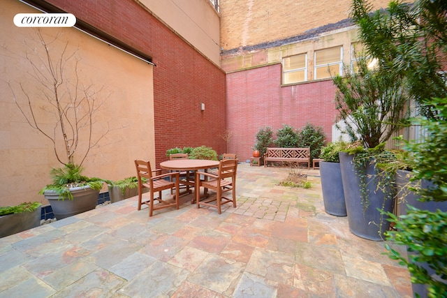 125 W 22nd St Unit 9B, New York City, NY 10011 - view of patio / terrace featuring outdoor dining area