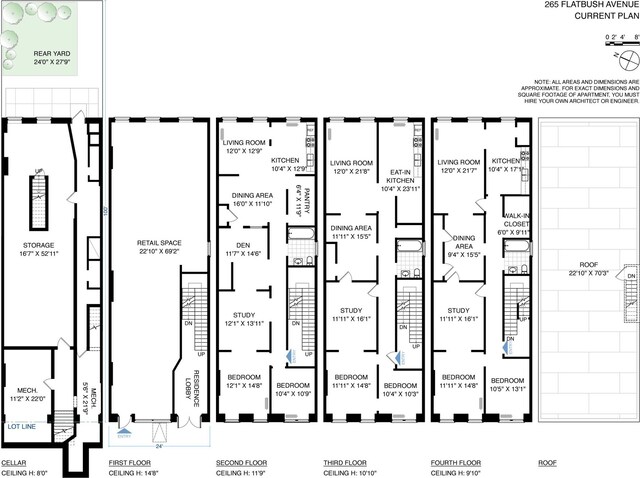 265 Flatbush Avenue Building, New York City, NY 11217 - view of property floor plan
