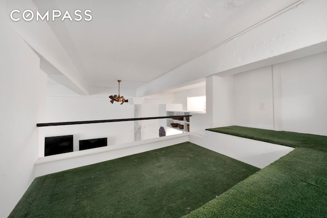 415 W 55th St Unit 4D, New York City, NY 10019 - unfurnished living room with carpet floors