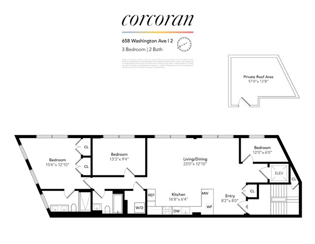 658 Washington Ave Unit 2, New York City, NY 11238 - view of home floor plan