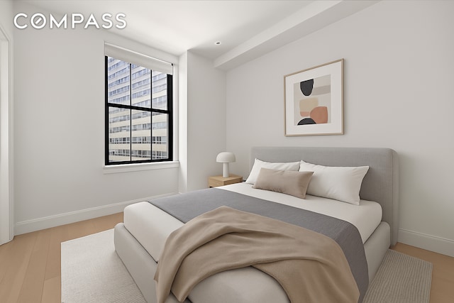 100 Barclay St Unit 15B, New York City, NY 10007 - bedroom with baseboards and light wood-style floors