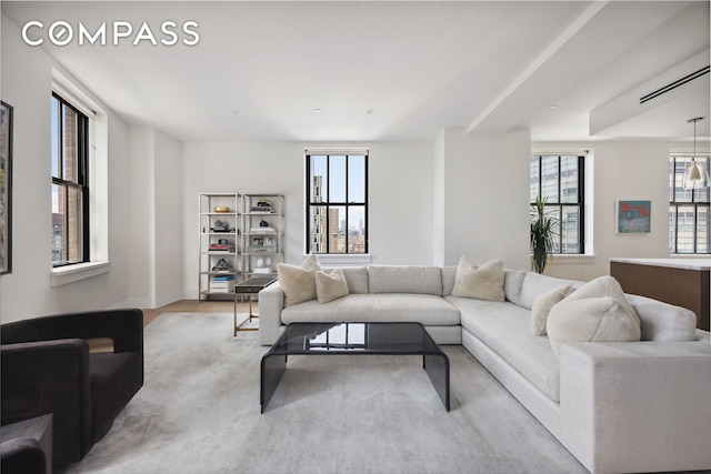 100 Barclay St Unit 15B, New York City, NY 10007 - living room with baseboards