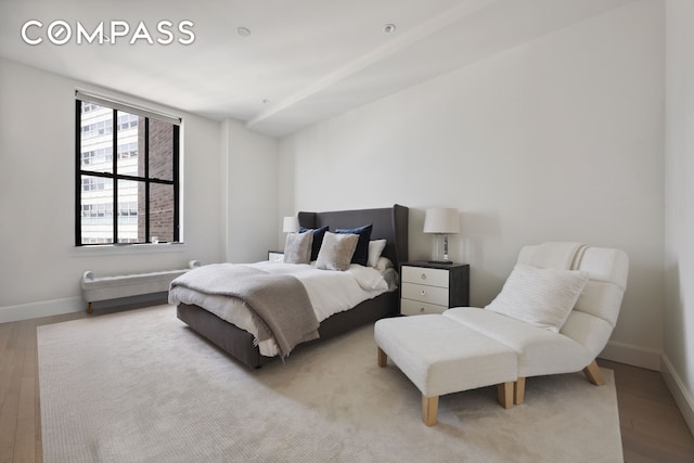 100 Barclay St Unit 15B, New York City, NY 10007 - bedroom featuring wood finished floors and baseboards