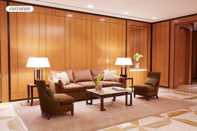 200 E 94th St Unit 405, New York City, NY 10128 - building lobby with recessed lighting