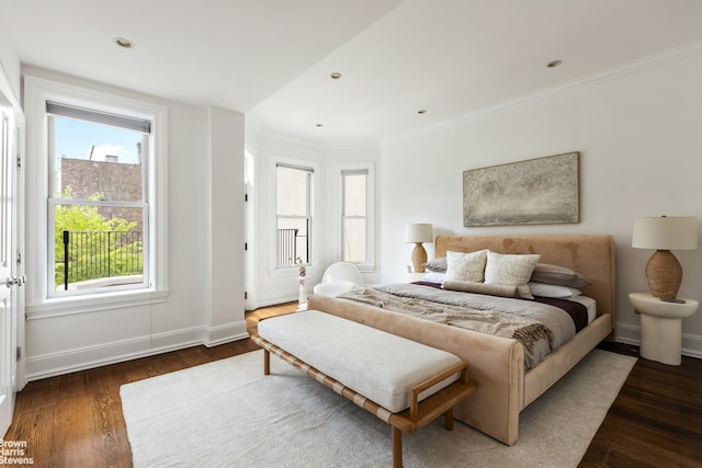1148 Sterling Place, New York City, NY 11213 - bedroom featuring wood finished floors and crown molding