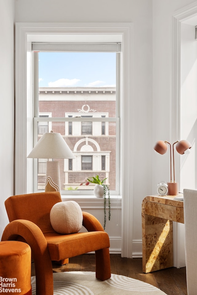 1148 Sterling Place, New York City, NY 11213 - sitting room featuring plenty of natural light and wood finished floors