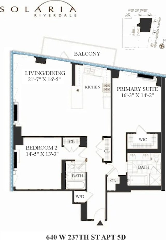 640 W 237th St Unit Apt5D, New York City, NY 10463
