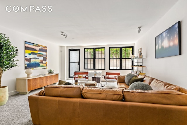 120 Pulaski St Unit 1B, New York City, NY 11206 - view of carpeted living area