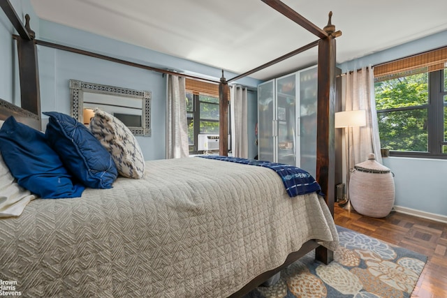 3103 Fairfield Ave Unit 4A, New York City, NY 10463 - bedroom featuring baseboards and cooling unit