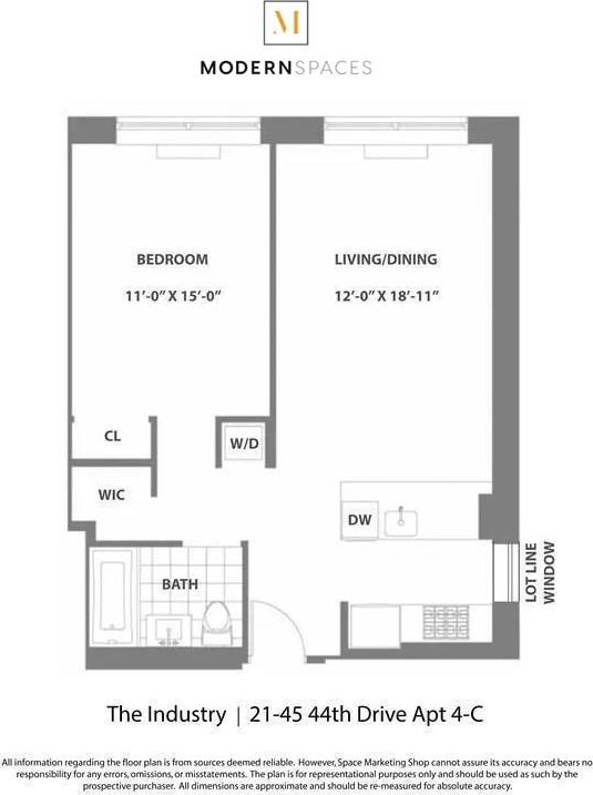 21-45 44th Dr Unit 4-C, New York City, NY 11101 - view of home floor plan