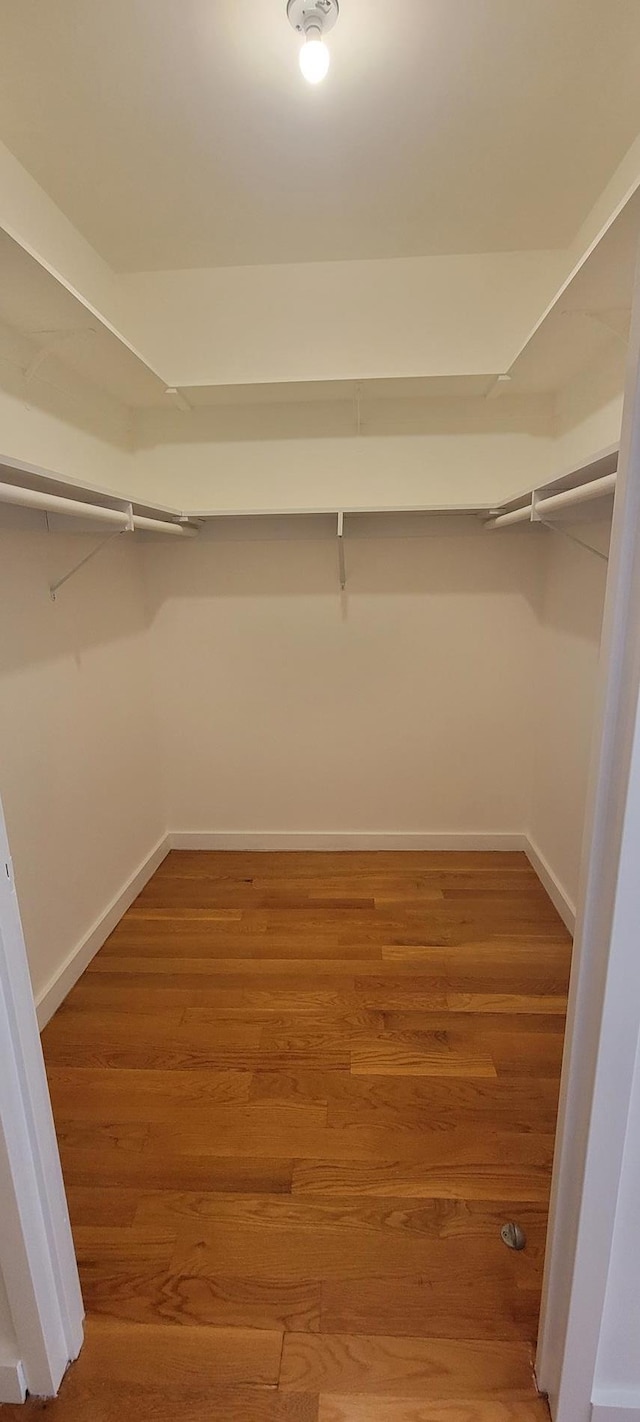 870 Pacific St Unit 3-F, New York City, NY 11238 - walk in closet featuring wood finished floors