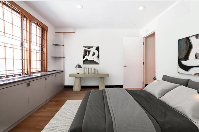 179 Grand St Unit 2-F, New York City, NY 10013 - bedroom with recessed lighting and wood finished floors