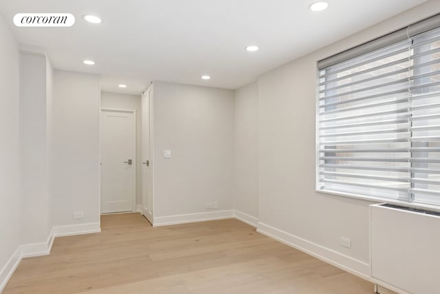 200 E 24th St Unit 301, New York City, NY 10010 - spare room with light wood-style floors and recessed lighting