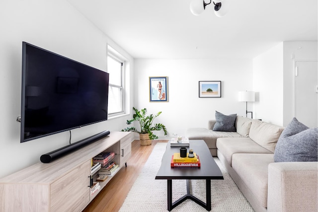 708 Washington St Unit 5B, New York City, NY 10014 - living room with wood finished floors
