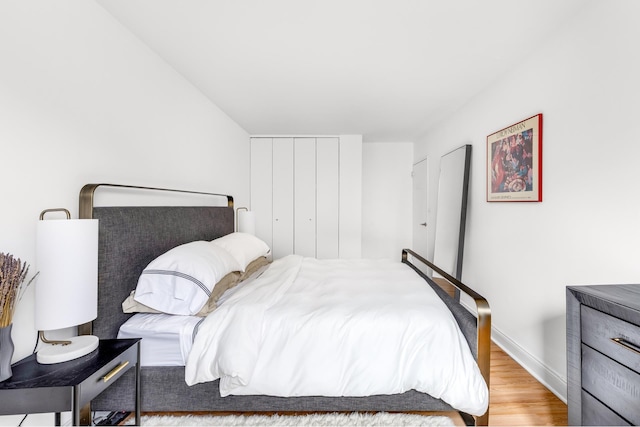 708 Washington St Unit 5B, New York City, NY 10014 - bedroom featuring wood finished floors and a closet