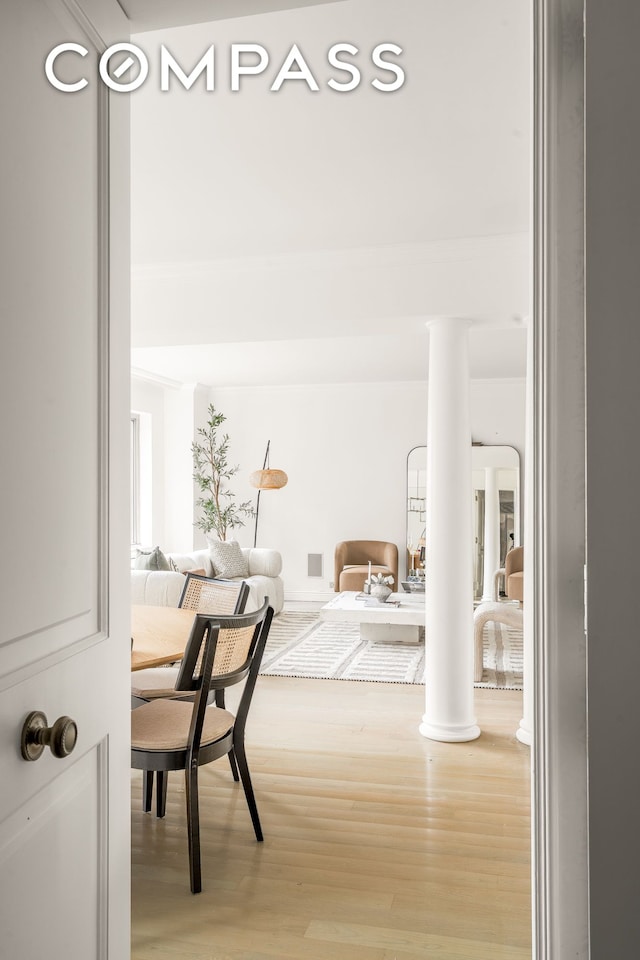 200 E 57th St Unit 18F, New York City, NY 10022 - hallway with light wood finished floors