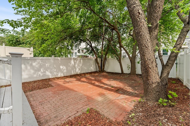 449 Pulaski St, New York City, NY 11221 - fenced backyard with a patio