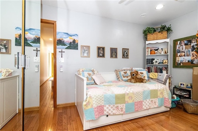7007 Narrows Ave, New York City, NY 11209 - bedroom featuring hardwood / wood-style flooring and recessed lighting