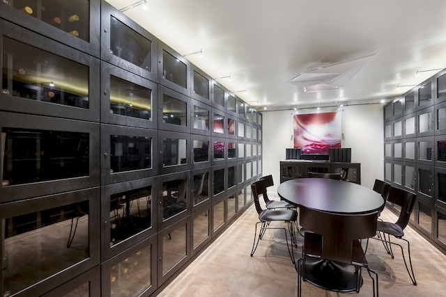 15 W 53rd St Unit 20E, New York City, NY 10019 - wine room featuring track lighting
